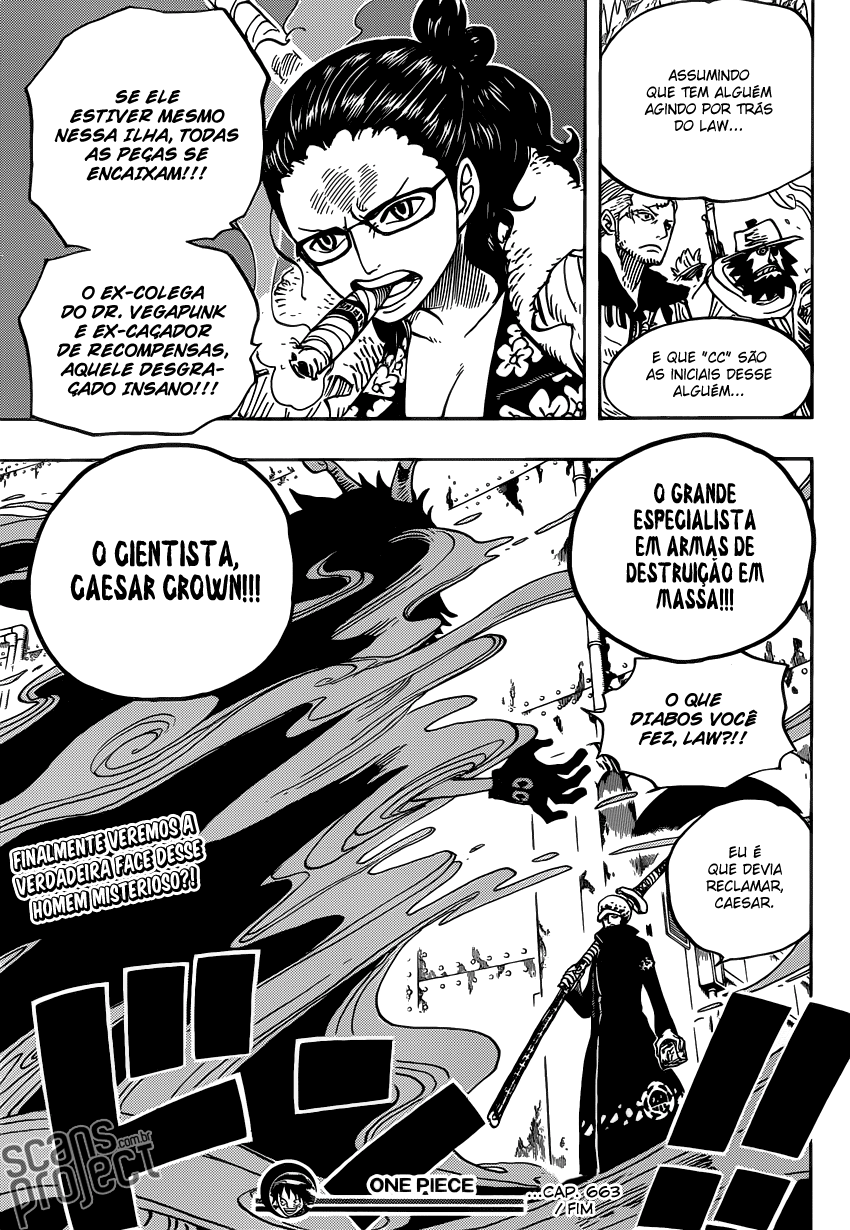 One Piece capítulo 663 página 19