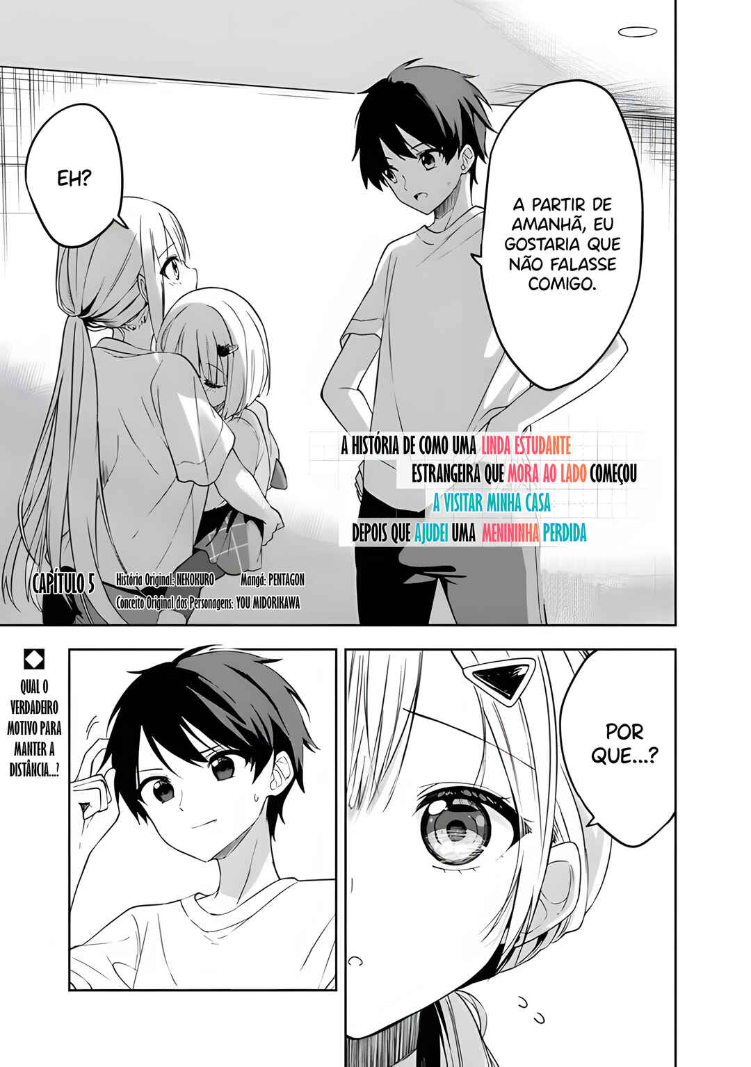 Maigo ni Natteita Youjo wo Tasuketara, Otonari ni Sumu Bishoujo Ryuugakusei ga Ie ni Asobi ni Kuru you ni Natta Ken ni Tsuite capítulo 5 página 2