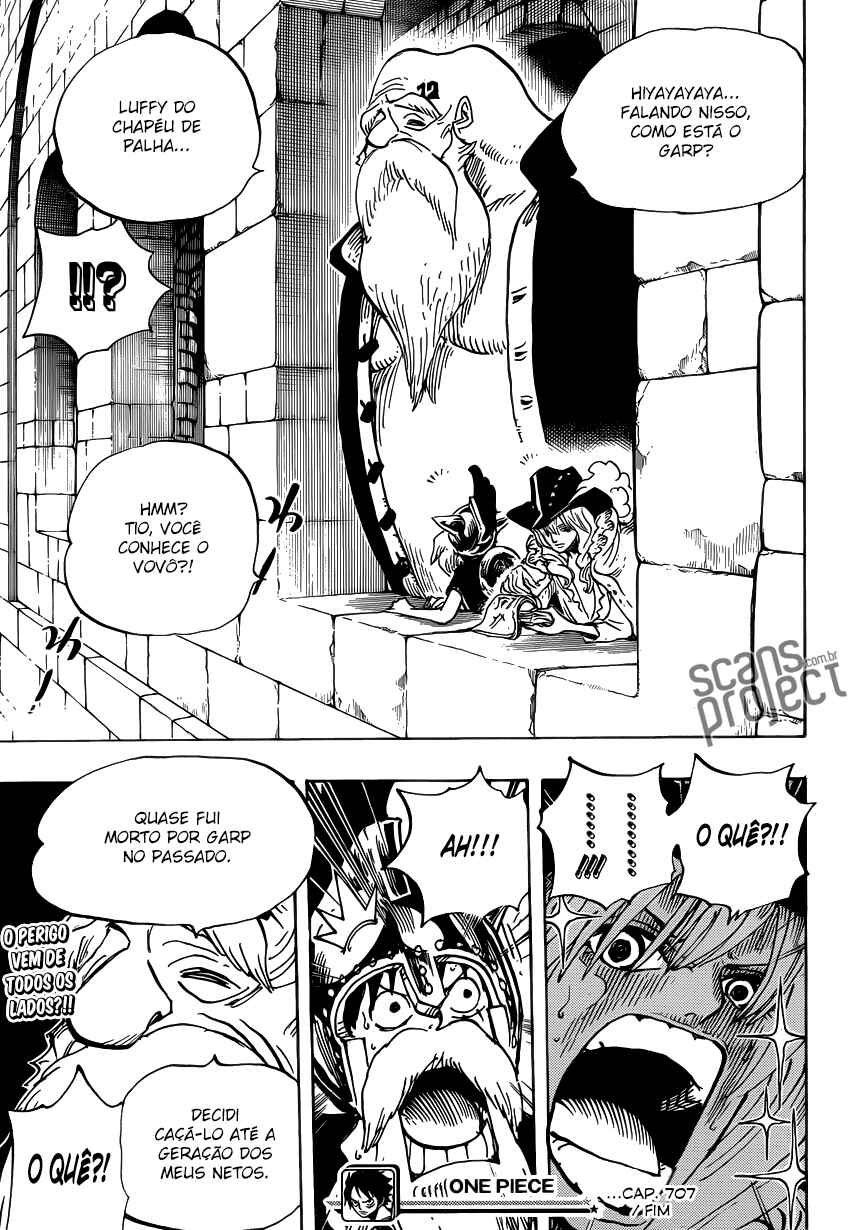 One Piece capítulo 707 página 17