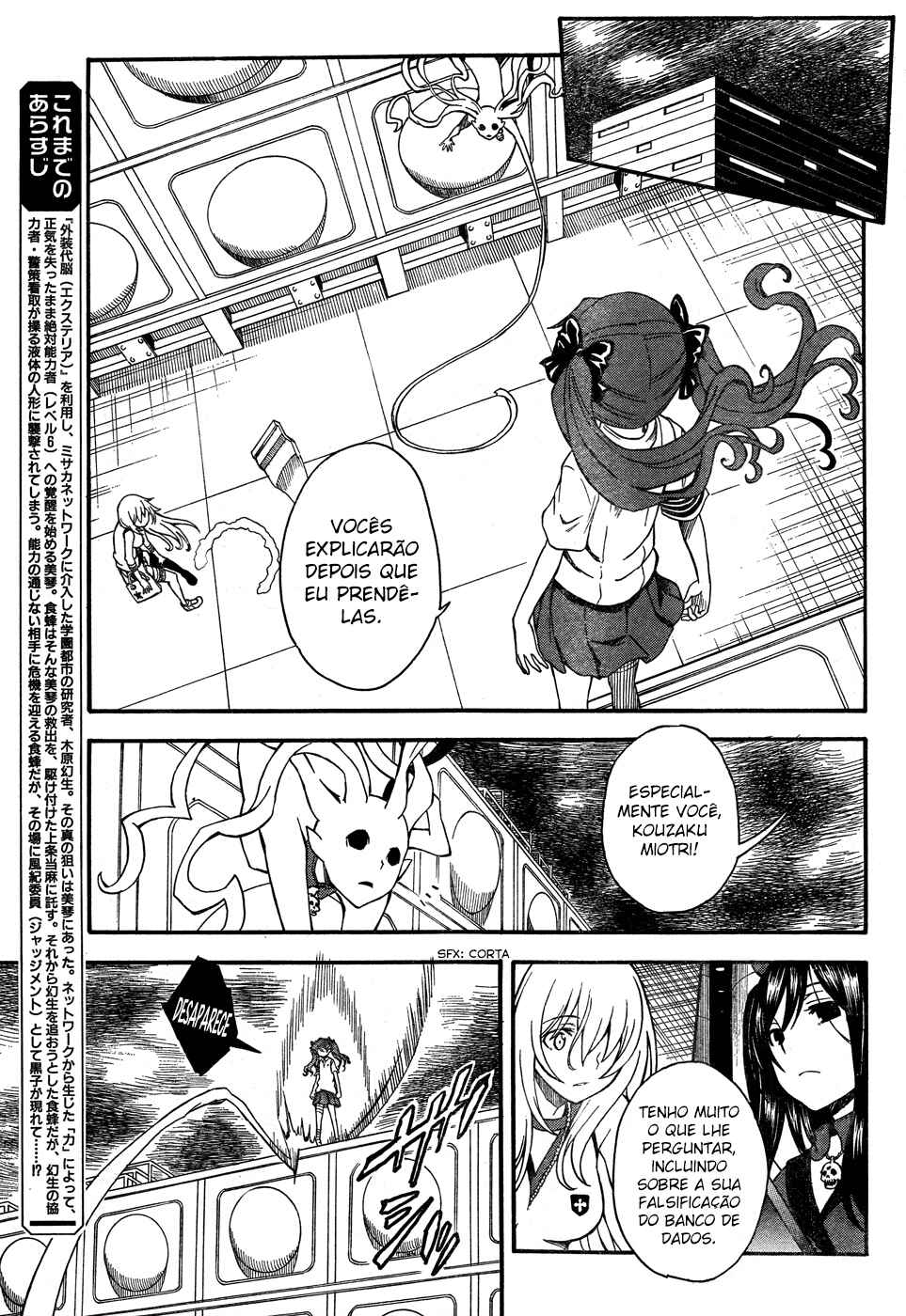 Toaru Majutsu no Index Gaiden: Toaru Kagaku no Railgun capítulo 63 página 3