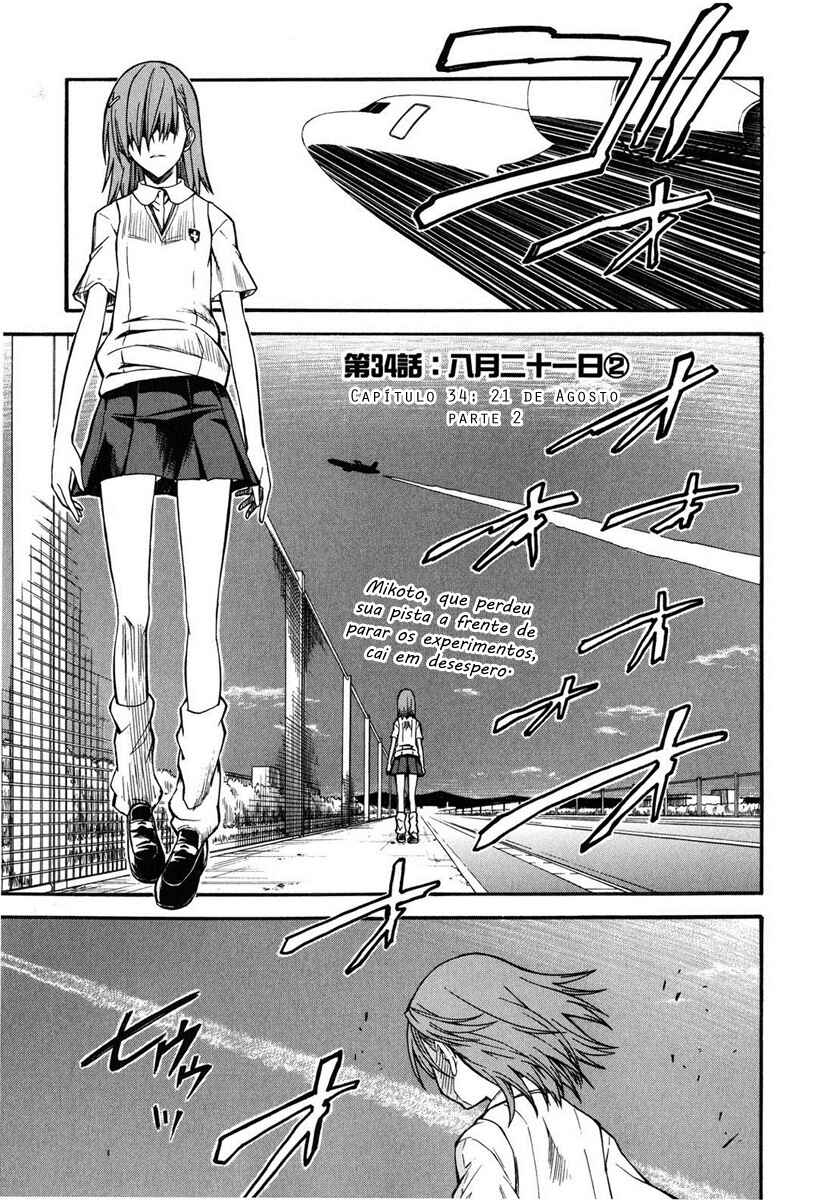 Toaru Majutsu no Index Gaiden: Toaru Kagaku no Railgun capítulo 34 página 3