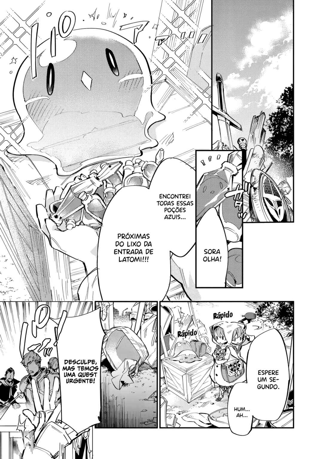 Saijaku Tamer wa Gomi Hiroi no Tabi wo Hajimemashita. @COMIC capítulo 4.1 página 2