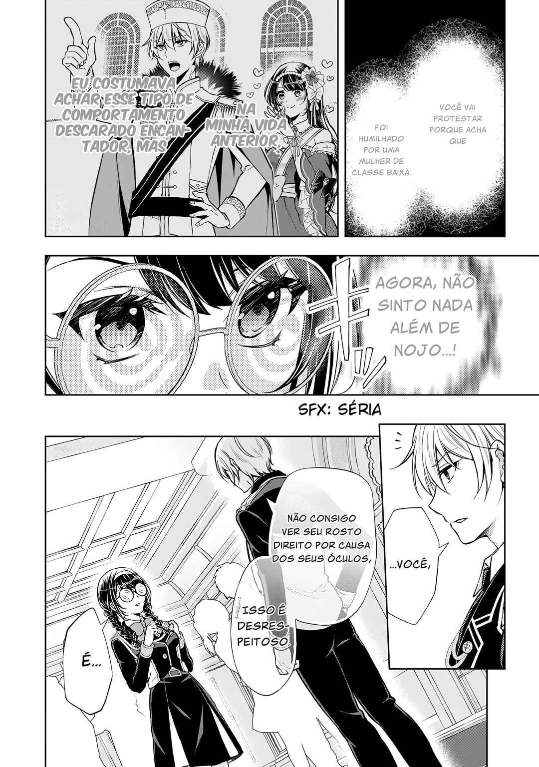 Dantoudai ni Kieta Densetsu no Akujo, Nidome no Jinsei de wa Gariben Jimi Megane ni Natte Heion wo Nozomu capítulo 1.5 página 5