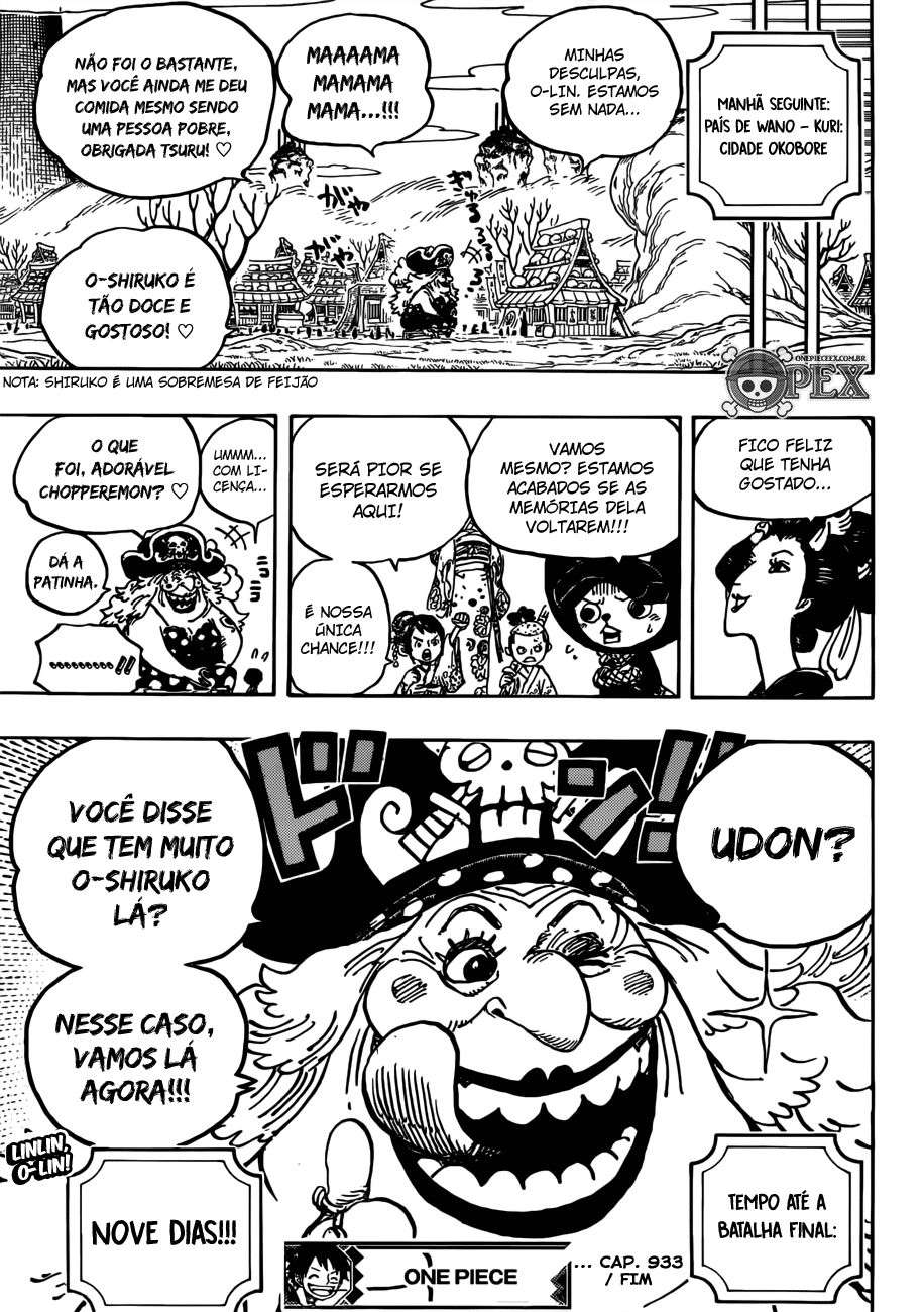 One Piece capítulo 933 página 17