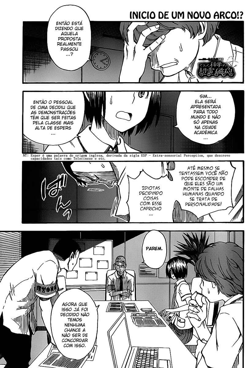 Toaru Majutsu no Index Gaiden: Toaru Kagaku no Railgun capítulo 43 página 3