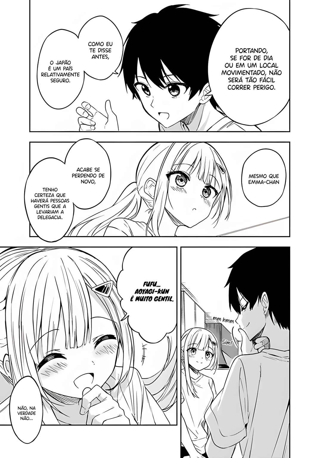 Maigo ni Natteita Youjo wo Tasuketara, Otonari ni Sumu Bishoujo Ryuugakusei ga Ie ni Asobi ni Kuru you ni Natta Ken ni Tsuite capítulo 4 página 14