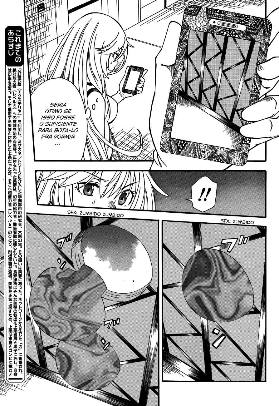 Toaru Majutsu no Index Gaiden: Toaru Kagaku no Railgun capítulo 64 página 3
