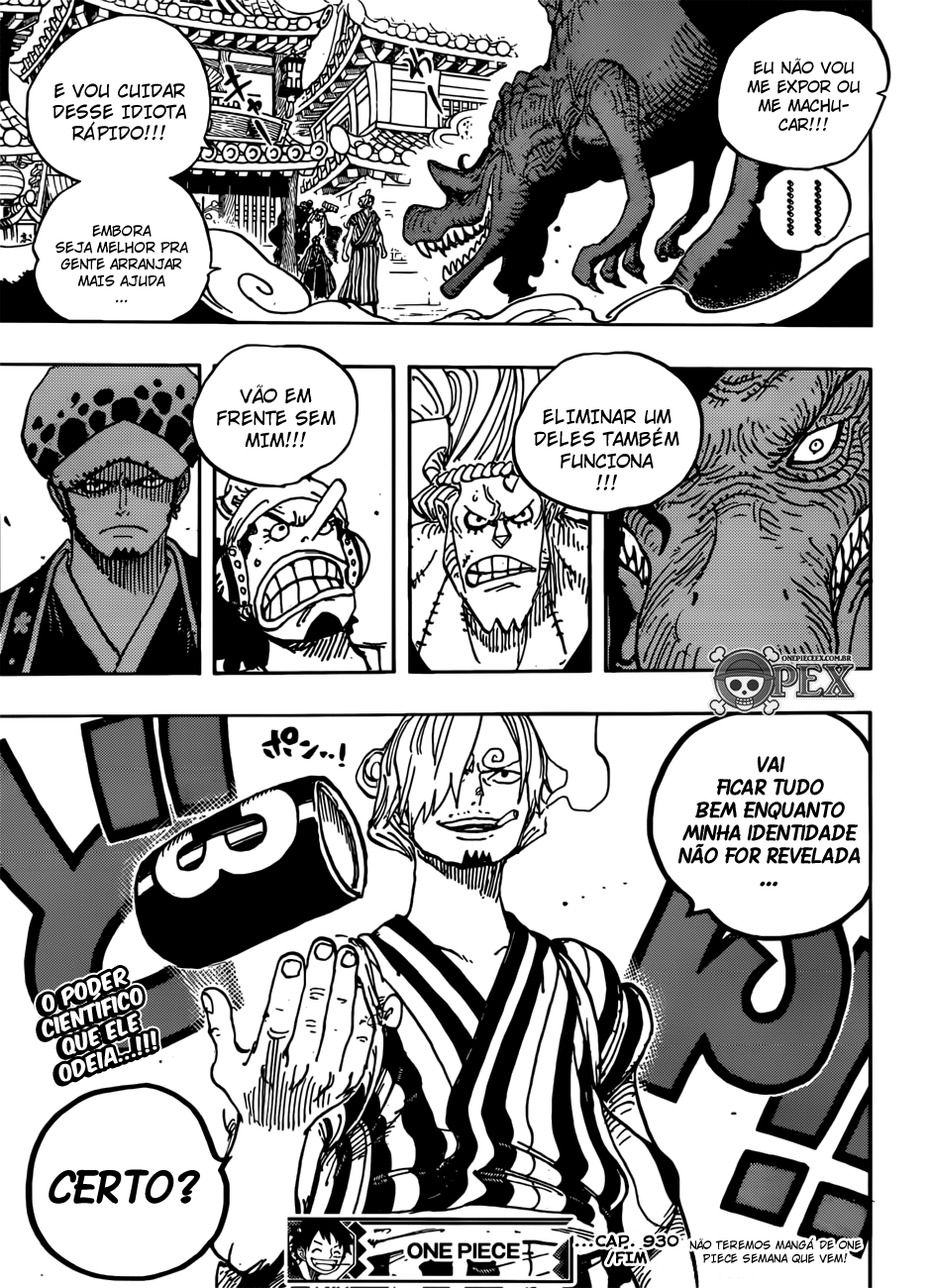 One Piece capítulo 930 página 15