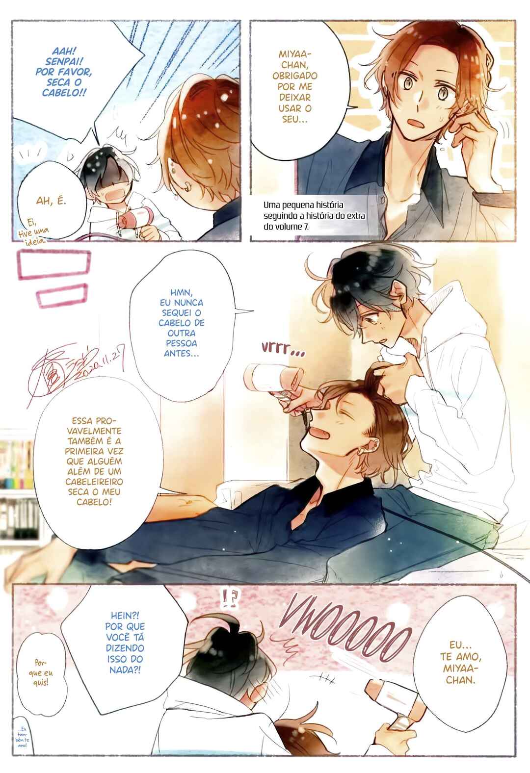 Sasaki to Miyano capítulo 39.5 página 8