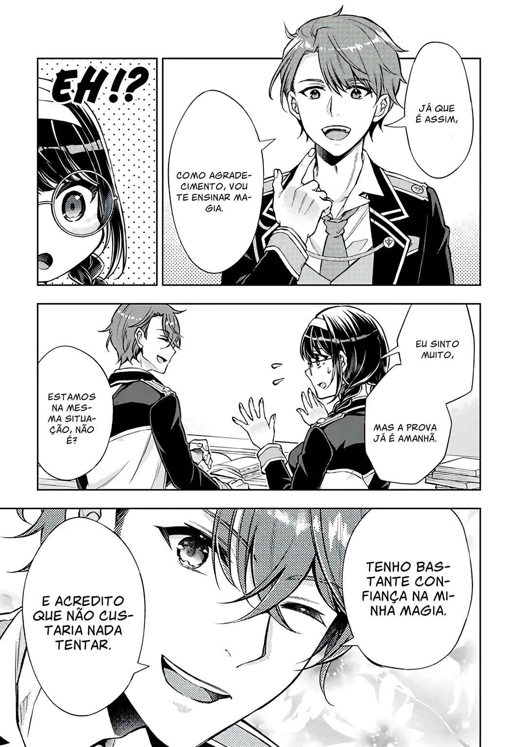Dantoudai ni Kieta Densetsu no Akujo, Nidome no Jinsei de wa Gariben Jimi Megane ni Natte Heion wo Nozomu capítulo 1.3 página 10