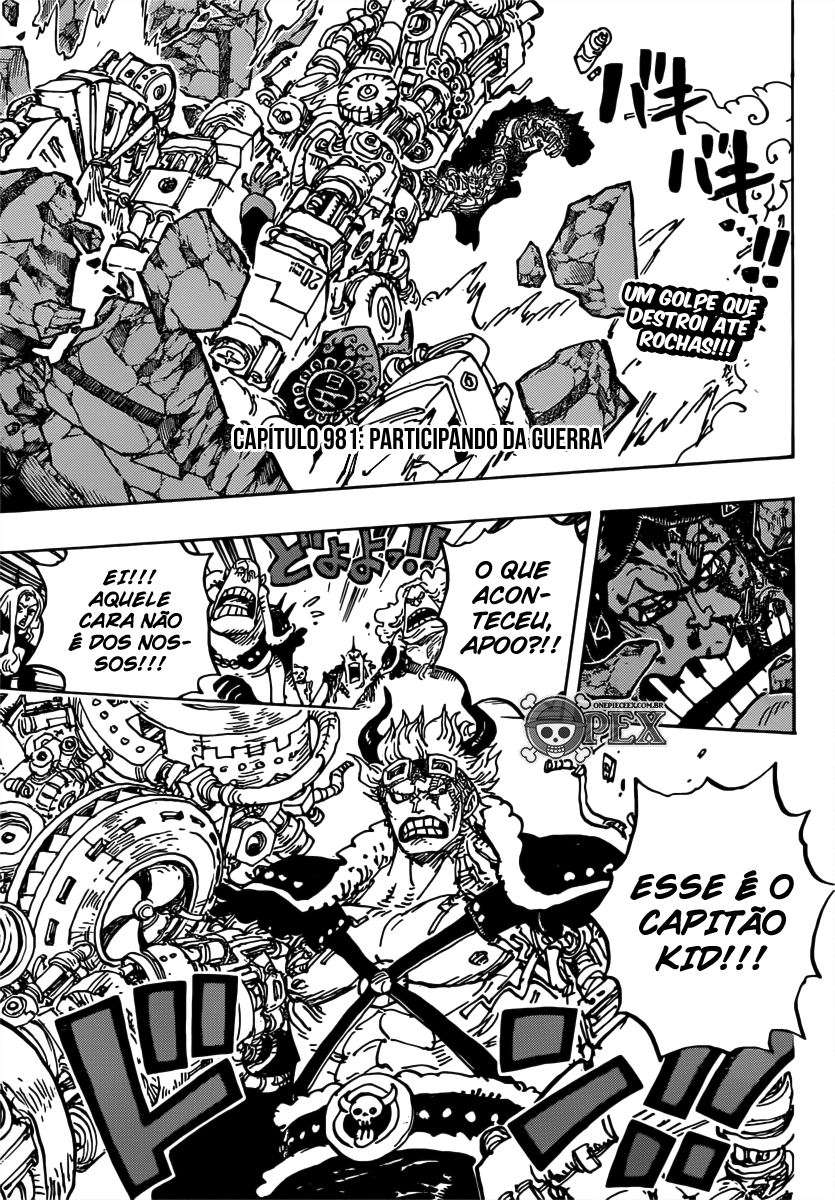 One Piece capítulo 981 página 3