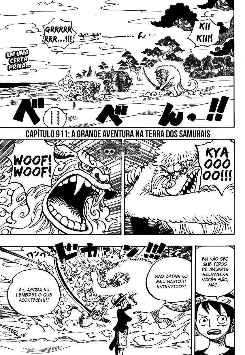 One Piece capítulo 911 página 3