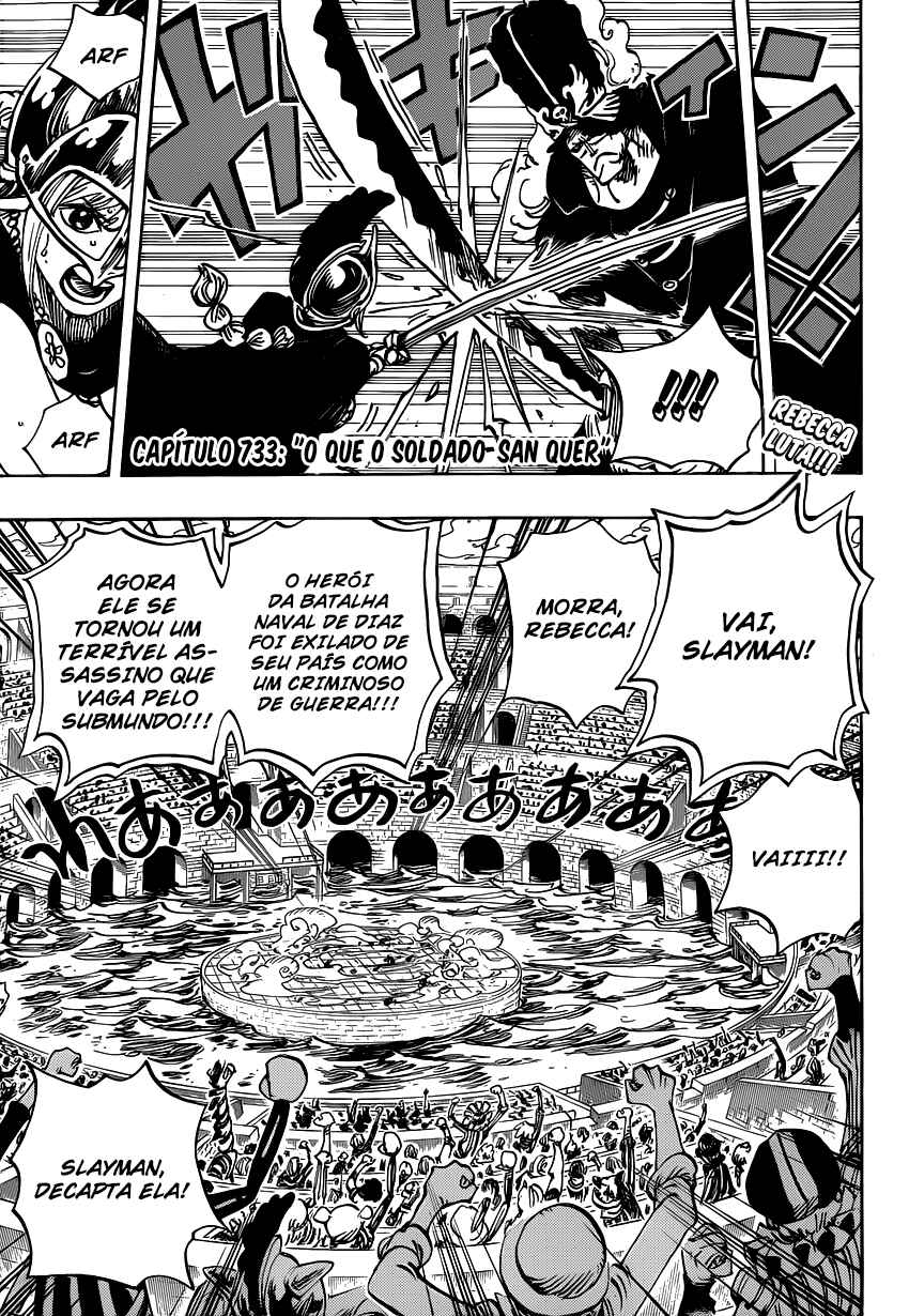 One Piece capítulo 733 página 3