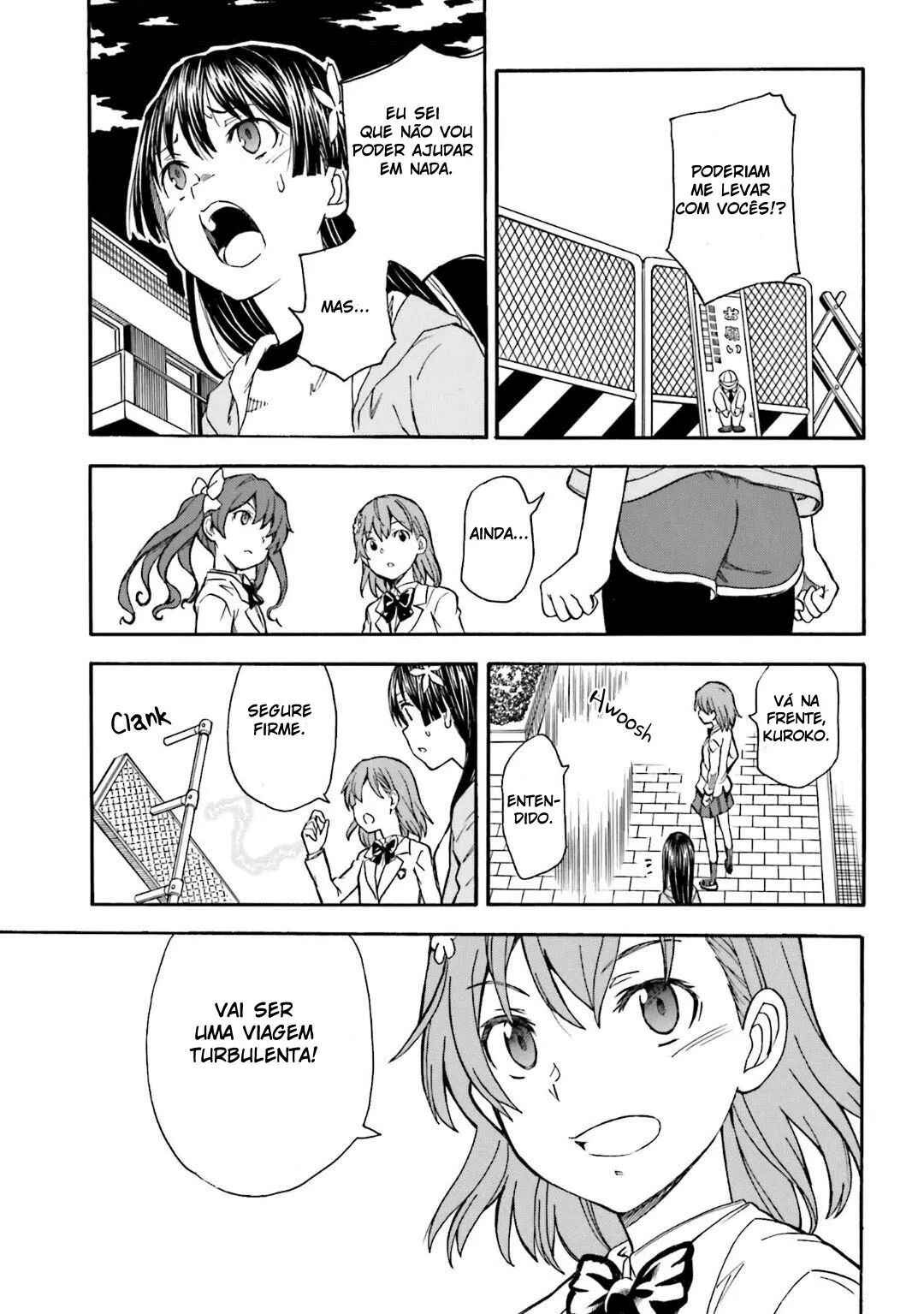 Toaru Majutsu no Index Gaiden: Toaru Kagaku no Railgun capítulo 108 página 3