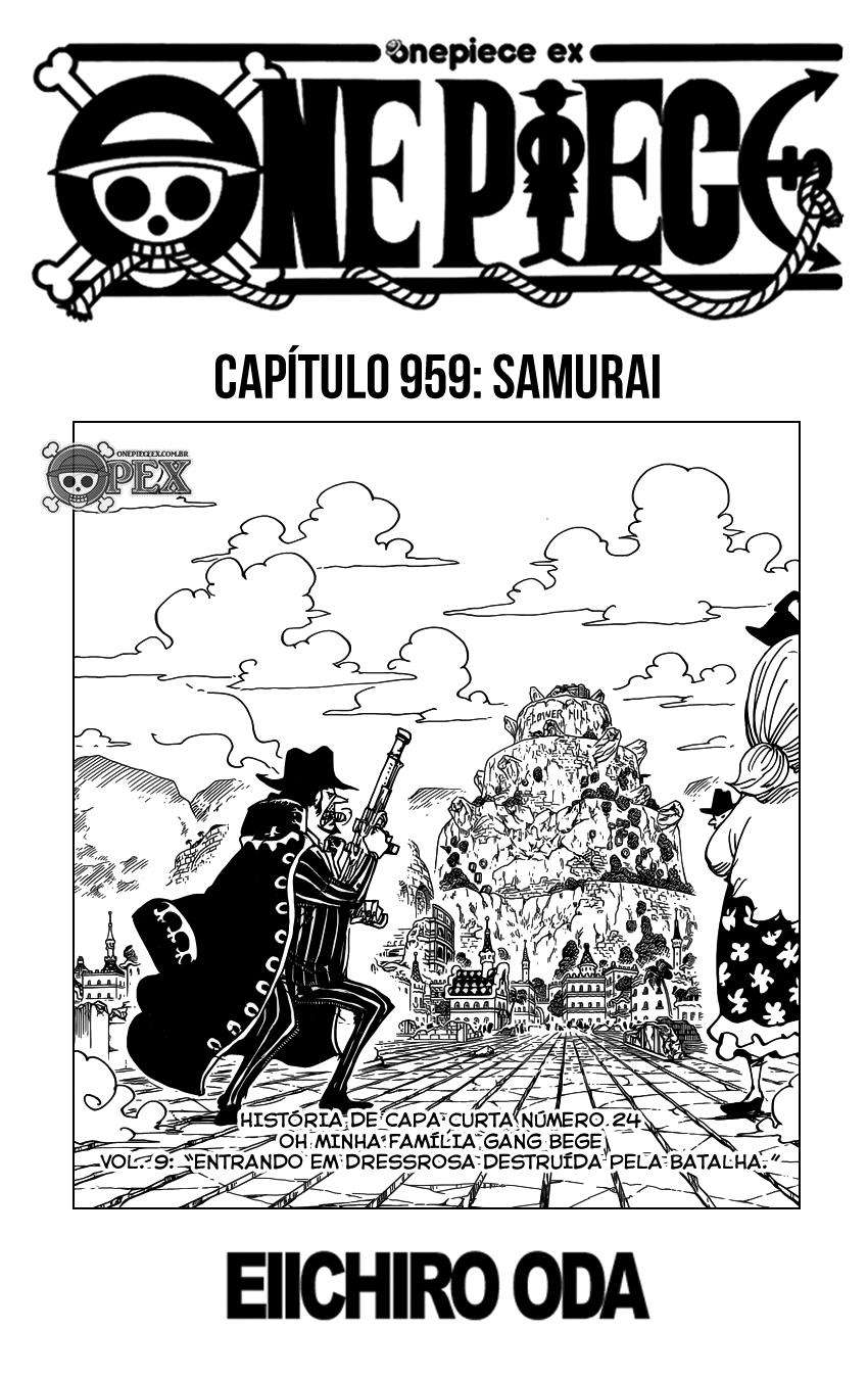 One Piece capítulo 959 página 1