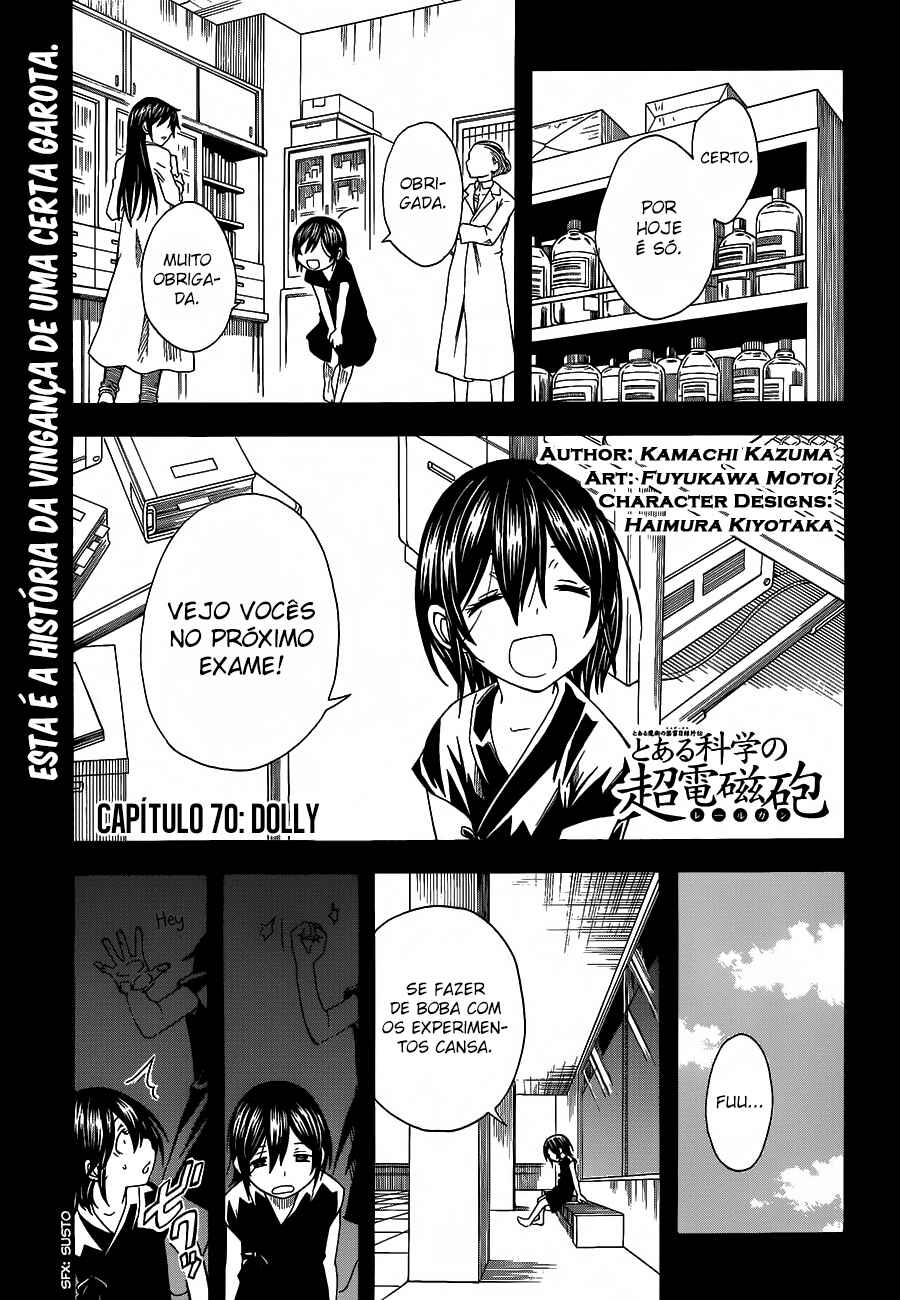 Toaru Majutsu no Index Gaiden: Toaru Kagaku no Railgun capítulo 70 página 1