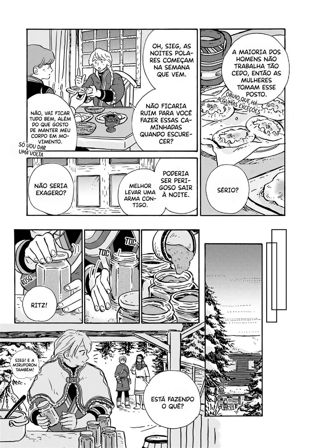 Hokuo Kizoku to Moukinzuma no Yukiguni Karigurashi capítulo 7 página 8