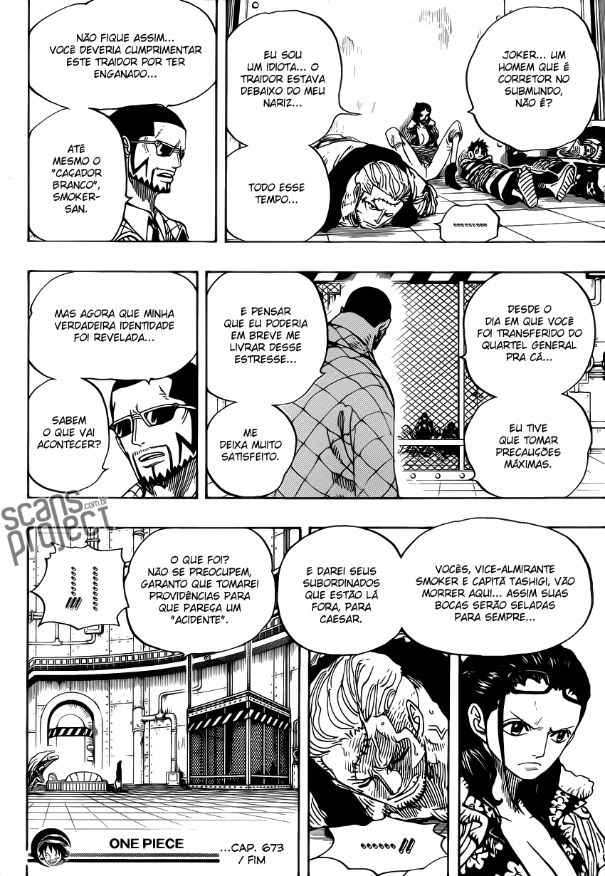 One Piece capítulo 673 página 19