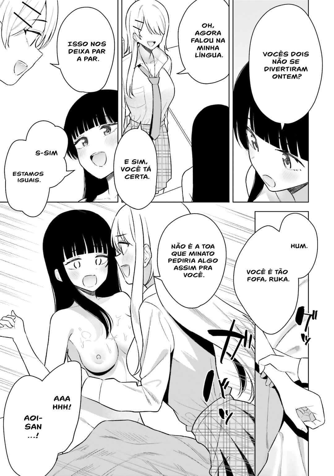 Onna Tomodachi wa Tanomeba Igai to Yarasetekureru capítulo 15 página 12