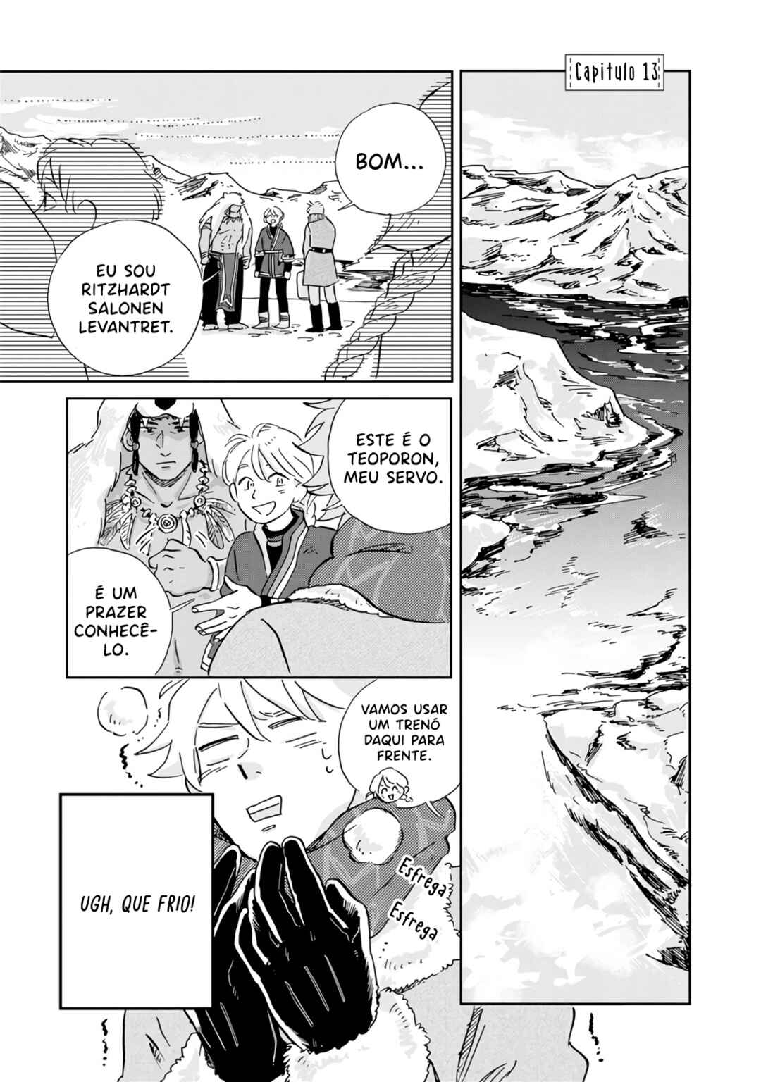 Hokuo Kizoku to Moukinzuma no Yukiguni Karigurashi capítulo 13 página 4