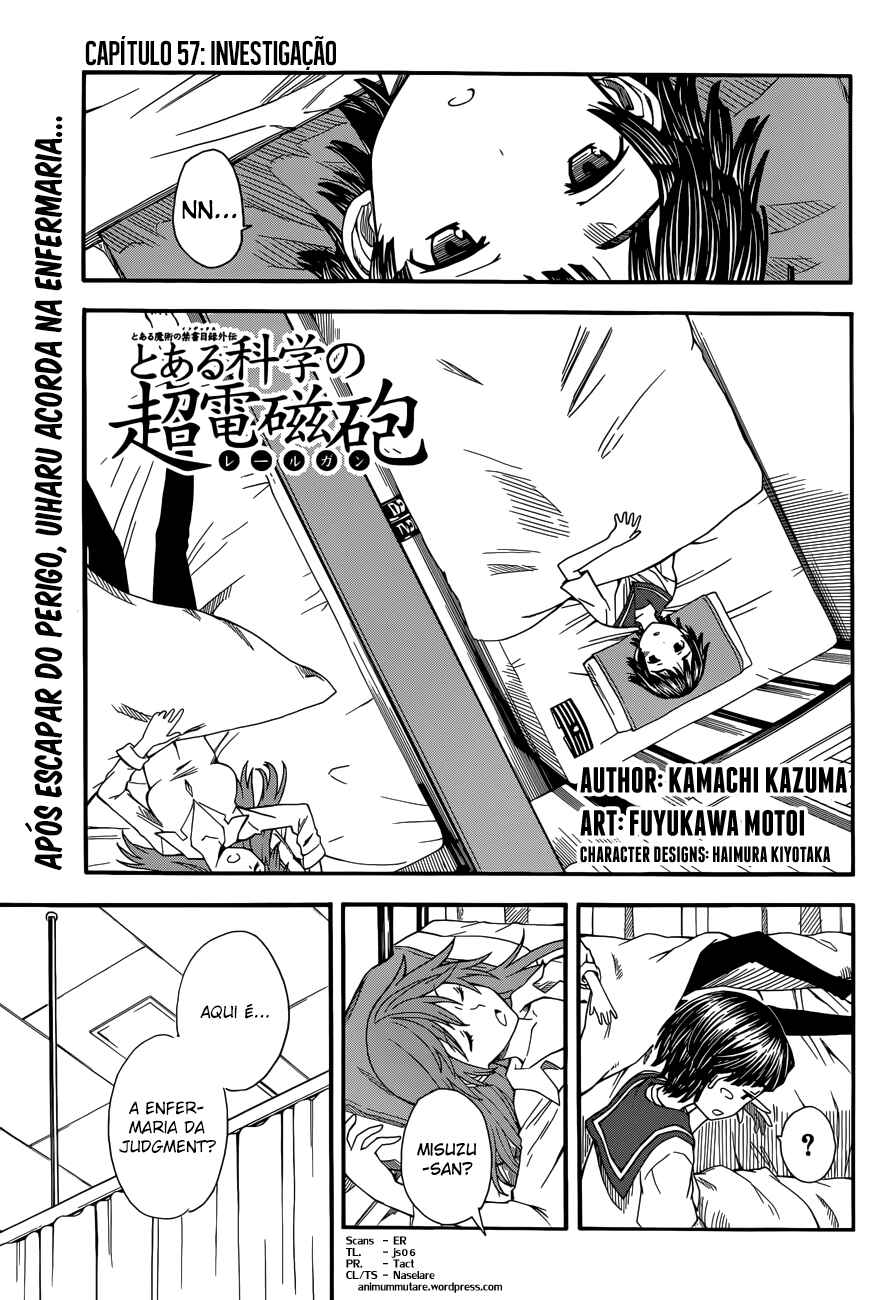 Toaru Majutsu no Index Gaiden: Toaru Kagaku no Railgun capítulo 57 página 1