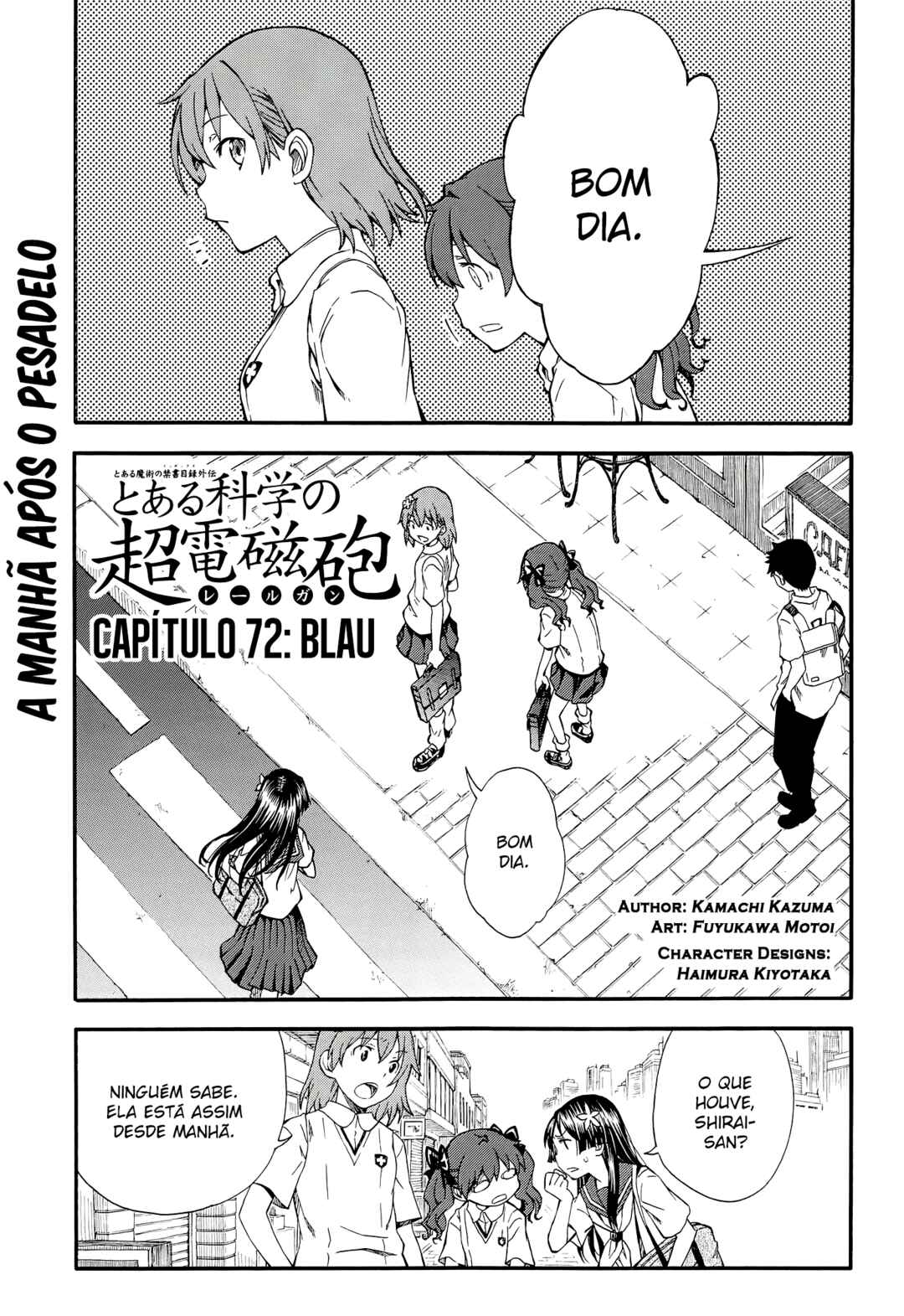Toaru Majutsu no Index Gaiden: Toaru Kagaku no Railgun capítulo 72 página 1
