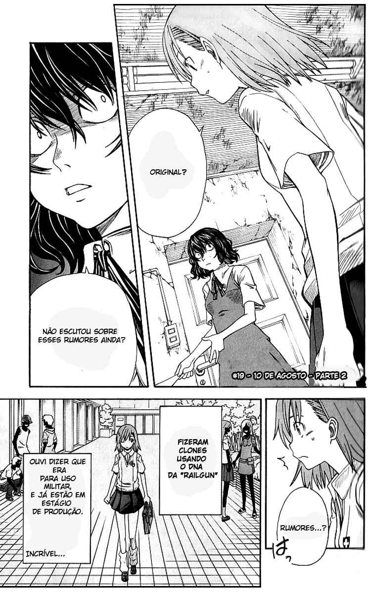 Toaru Majutsu no Index Gaiden: Toaru Kagaku no Railgun capítulo 19 página 2