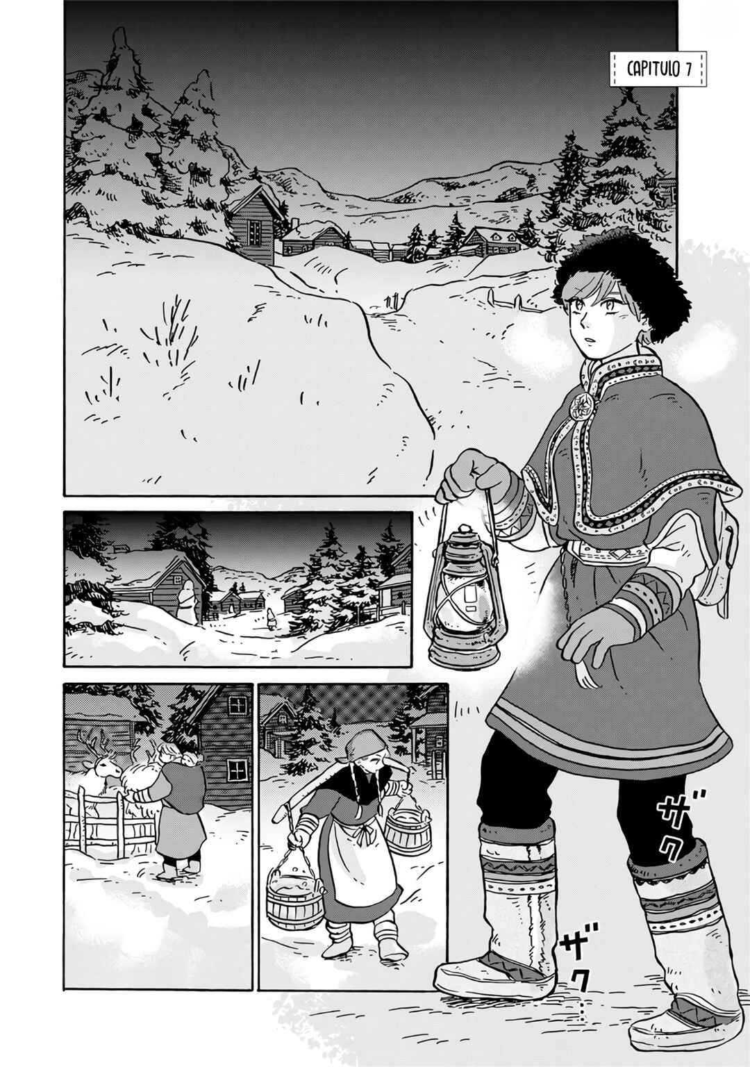 Hokuo Kizoku to Moukinzuma no Yukiguni Karigurashi capítulo 7 página 4