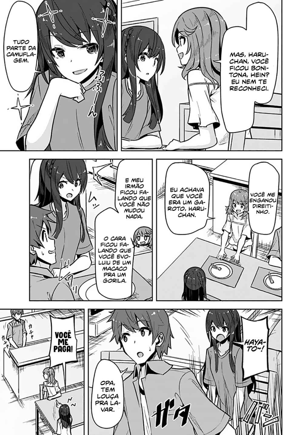 Tenkousaki no Seiso Karen na Bishoujo ga, Mukashi Danshi to Omotte Issho ni Asonda Osananajimi datta Ken capítulo 6 página 10