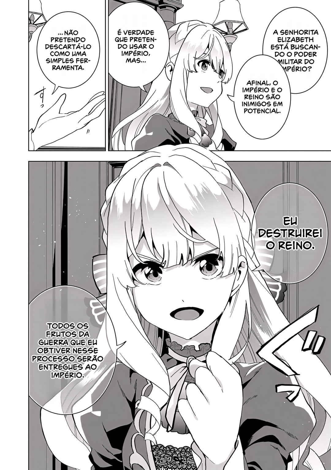 Buchigire Reijou wa Houfuku wo Chikaimashita. ~Madousho no Chikara de Sokoku wo Tataki Tsubushimasu~ capítulo 2 página 2
