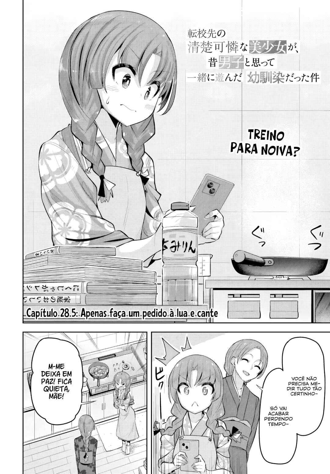 Tenkousaki no Seiso Karen na Bishoujo ga, Mukashi Danshi to Omotte Issho ni Asonda Osananajimi datta Ken capítulo 28.5 página 3