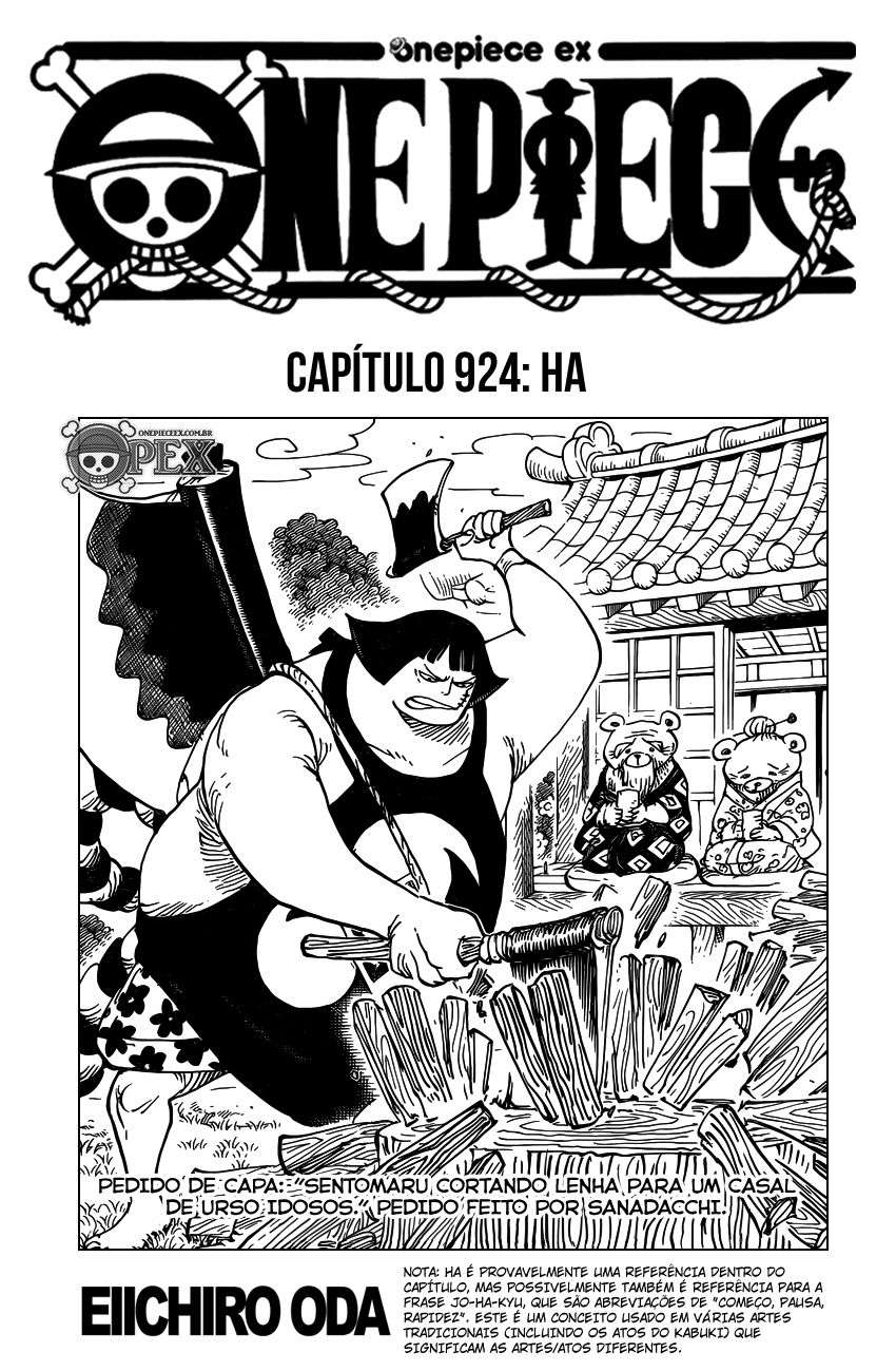 One Piece capítulo 924 página 1
