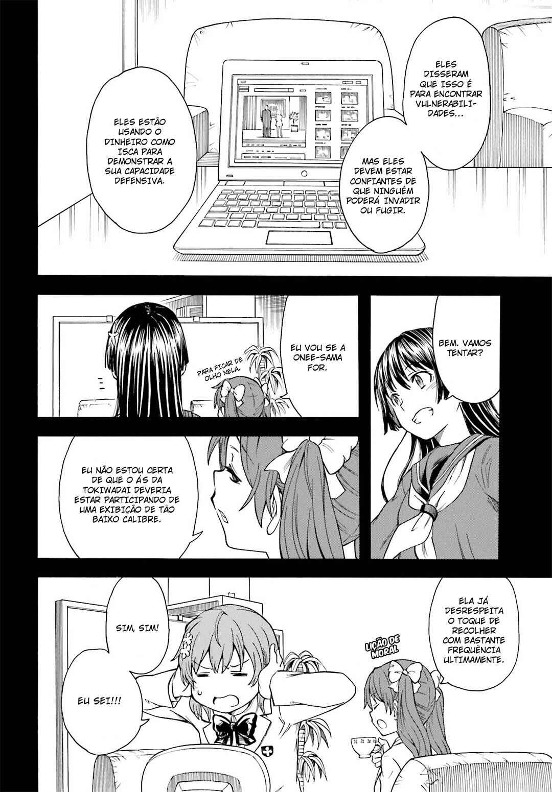 Toaru Majutsu no Index Gaiden: Toaru Kagaku no Railgun capítulo 98 página 7