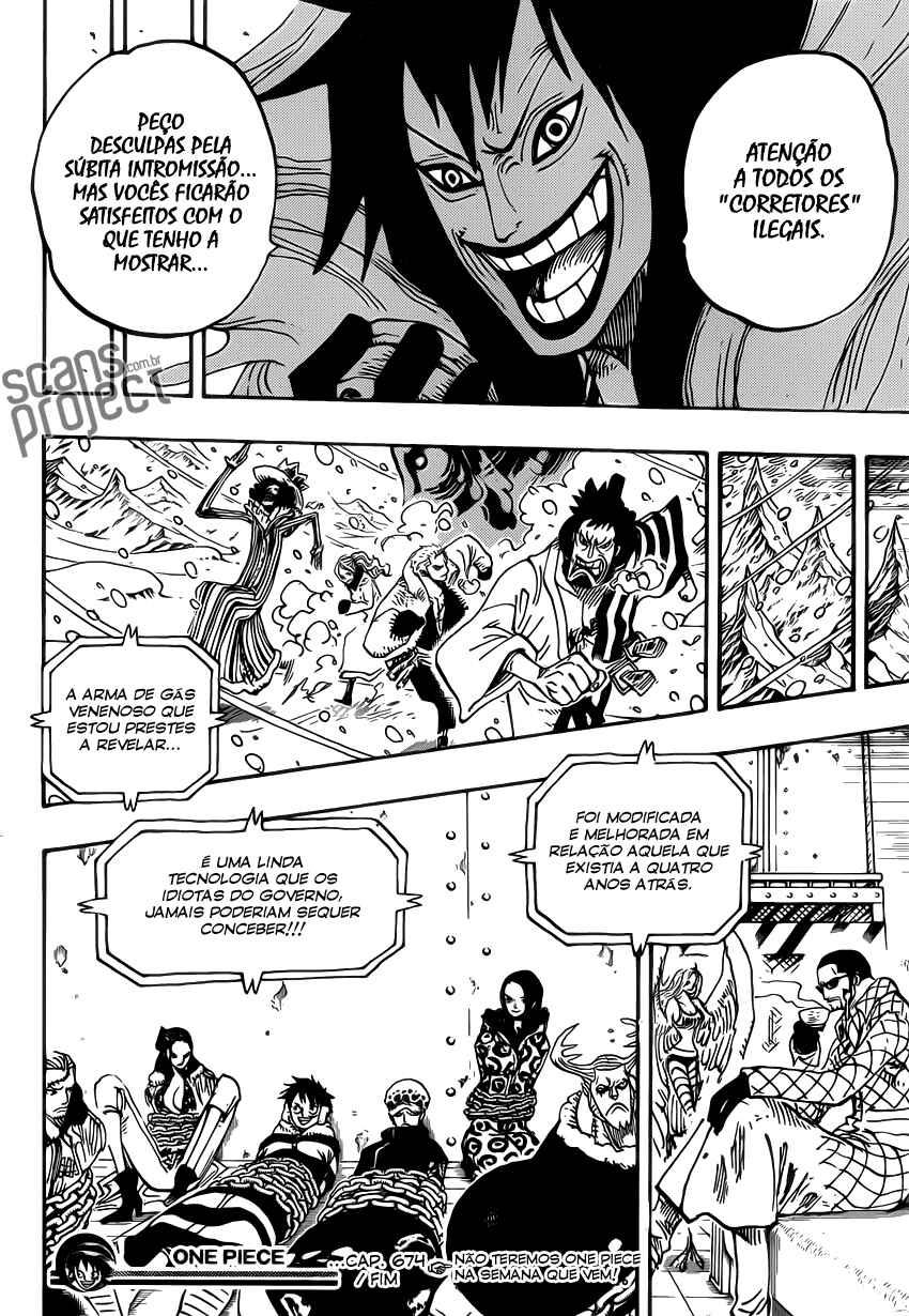 One Piece capítulo 674 página 17