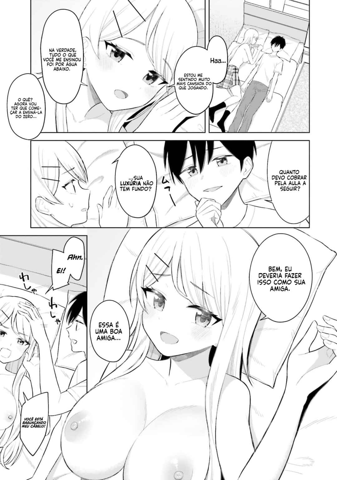 Onna Tomodachi wa Tanomeba Igai to Yarasetekureru capítulo 4 página 12