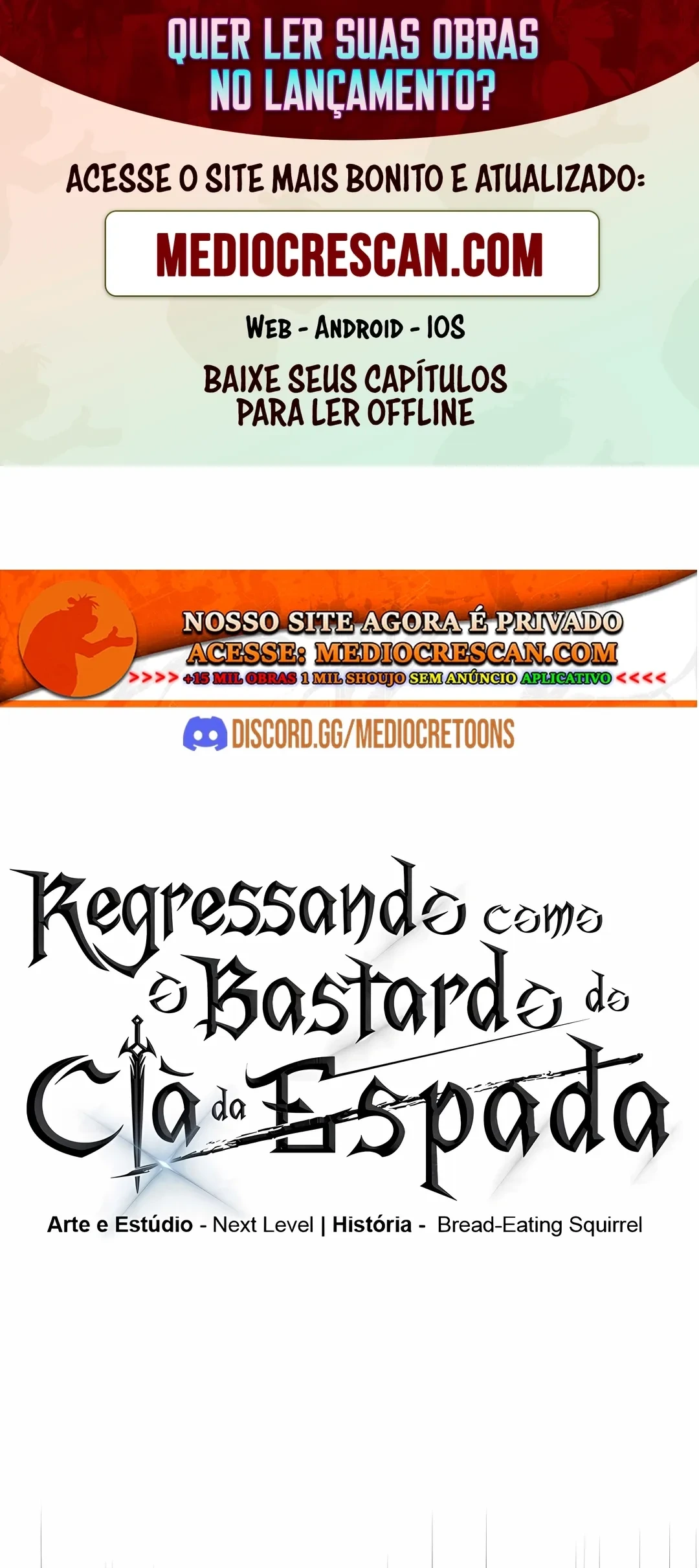 Regressando como o Bastardo do Clã da Espada capítulo 94 página 1
