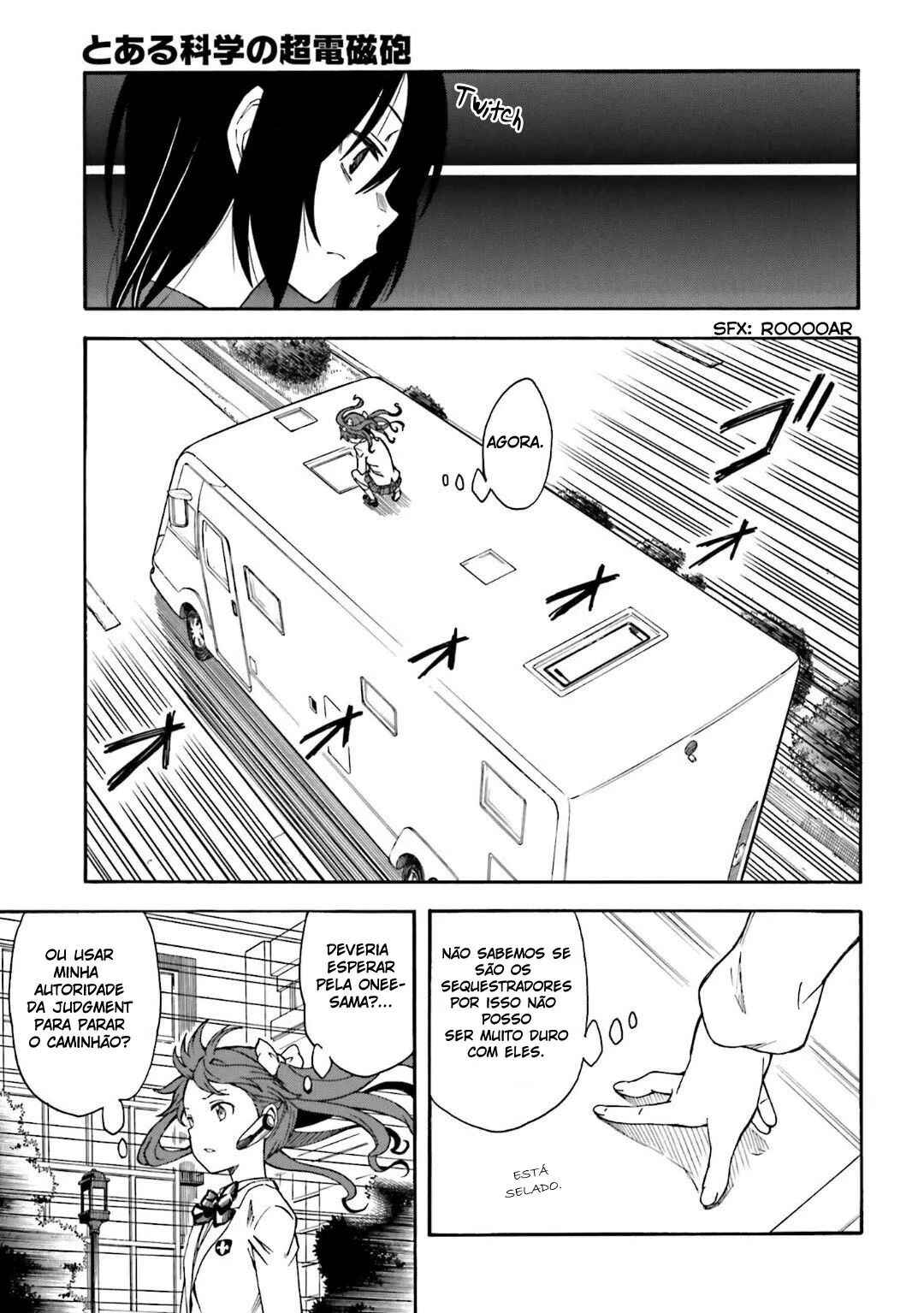 Toaru Majutsu no Index Gaiden: Toaru Kagaku no Railgun capítulo 108 página 7