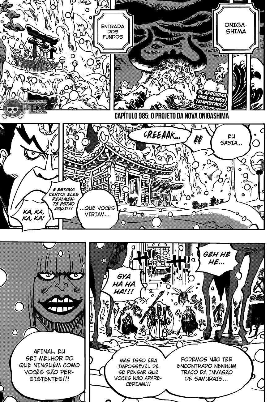 One Piece capítulo 985 página 3