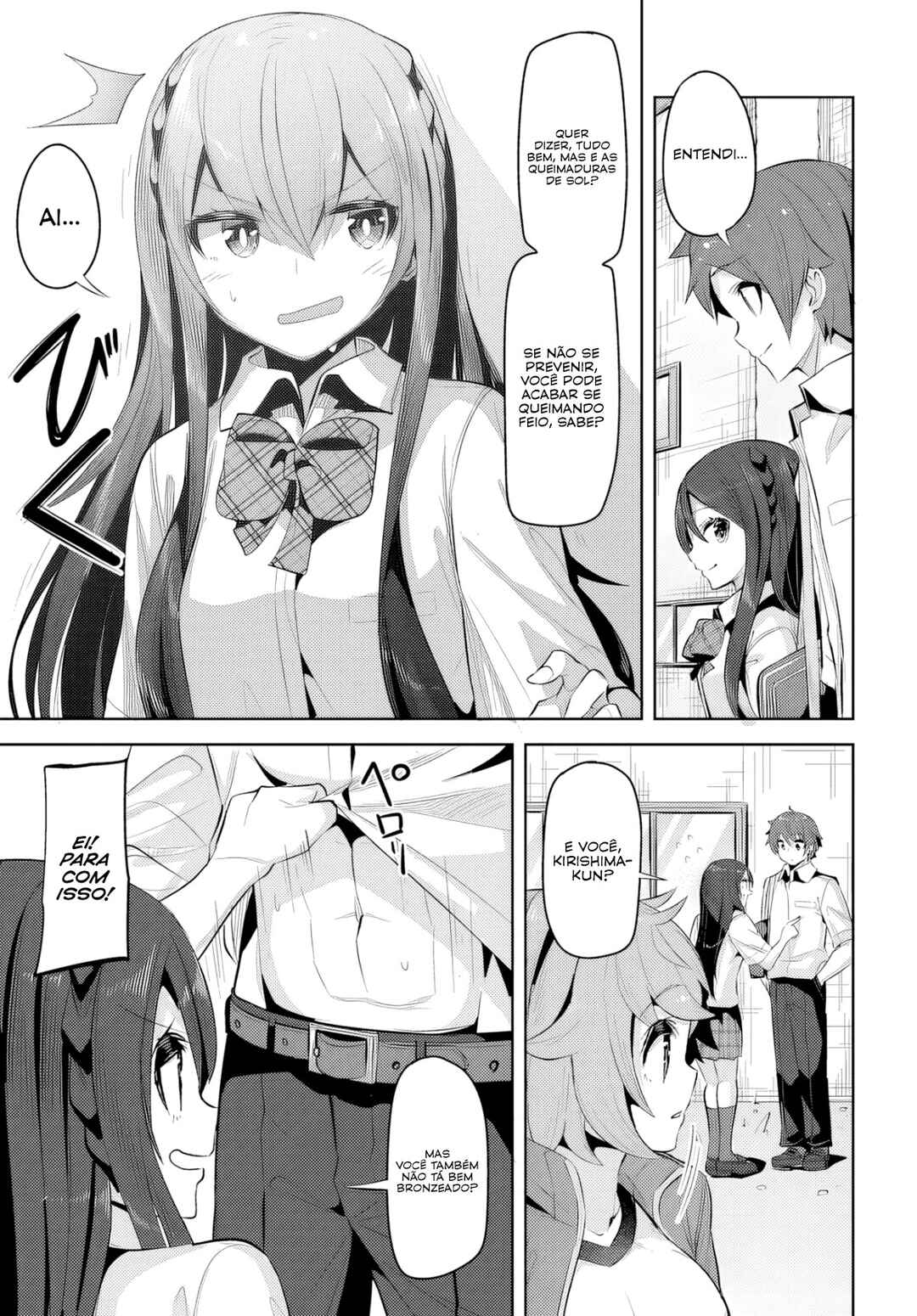 Tenkousaki no Seiso Karen na Bishoujo ga, Mukashi Danshi to Omotte Issho ni Asonda Osananajimi datta Ken capítulo 16 página 6