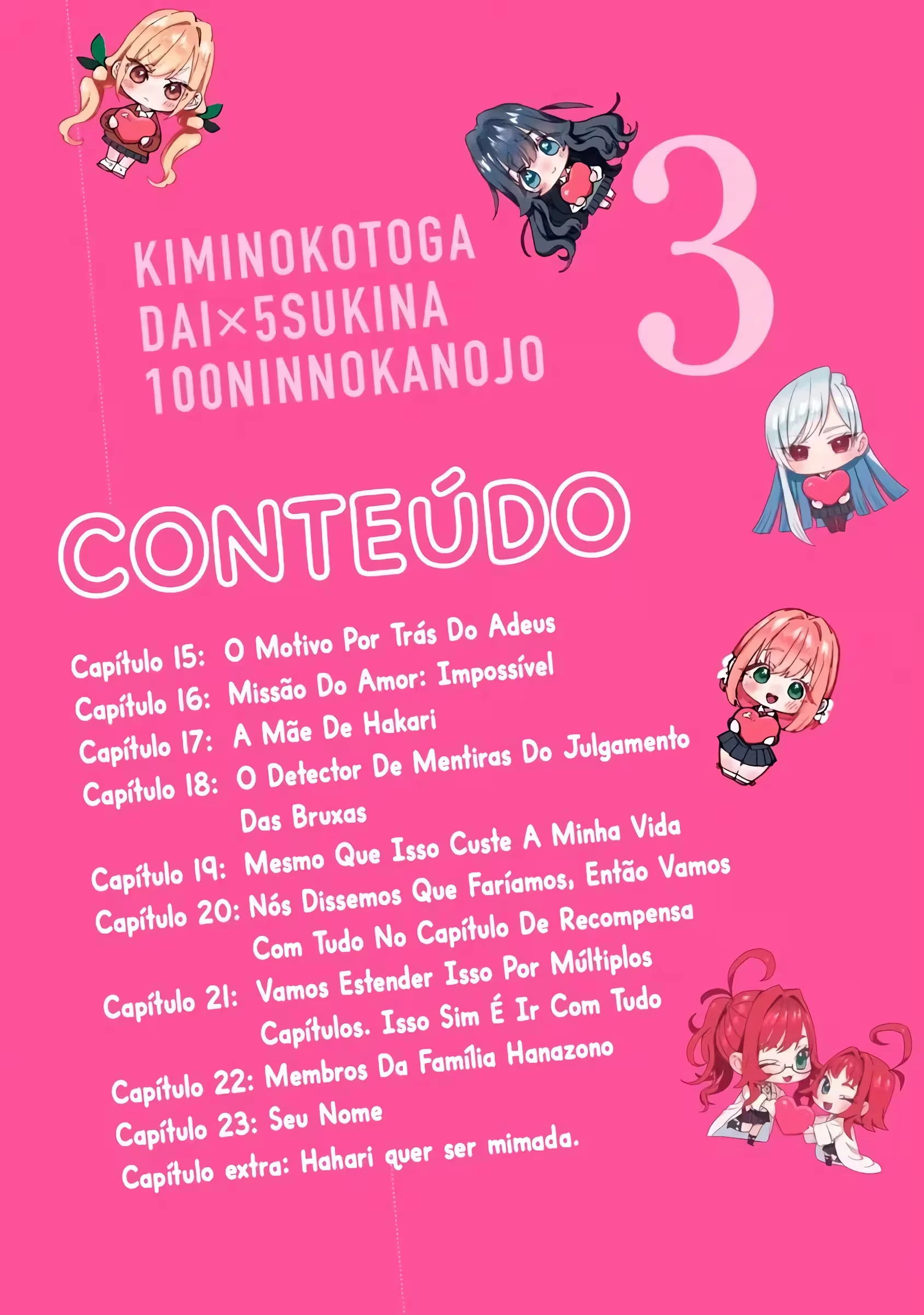 Kimi no Koto ga dai dai dai dai dai suki na 100-nin no Kanojo capítulo 82.3 página 3