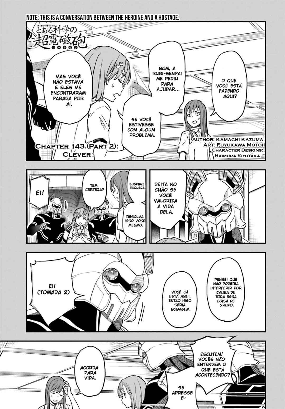 Toaru Majutsu no Index Gaiden: Toaru Kagaku no Railgun capítulo 143.2 página 2