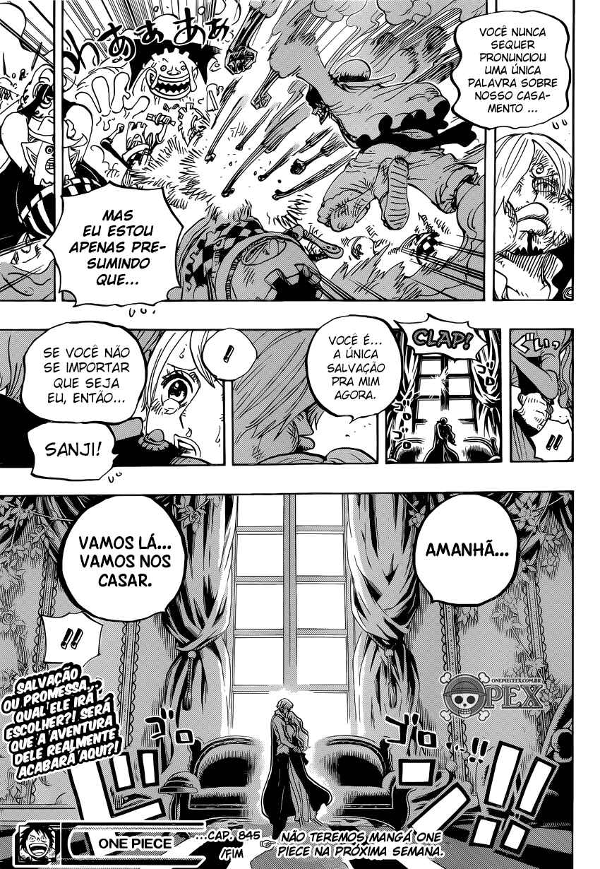 One Piece capítulo 845 página 17