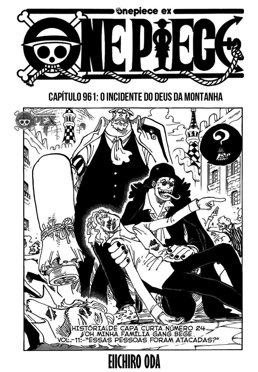 One Piece capítulo 961 página 1