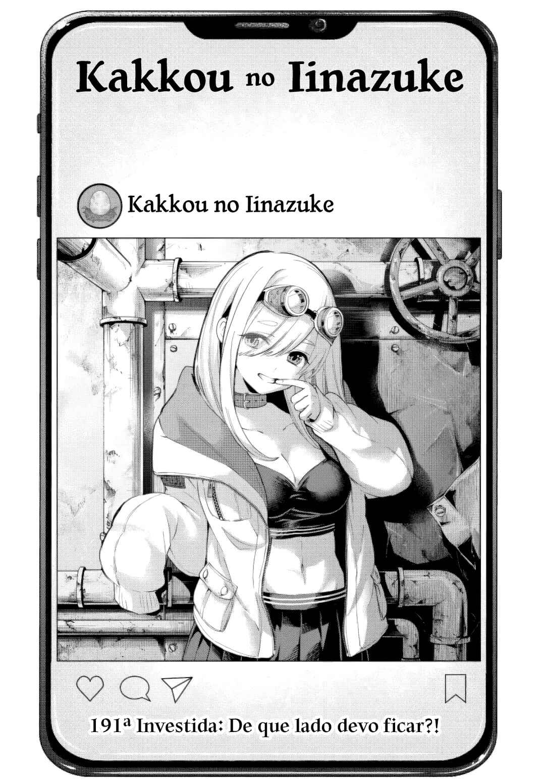 Kakkou no Iinazuke capítulo 191 página 2