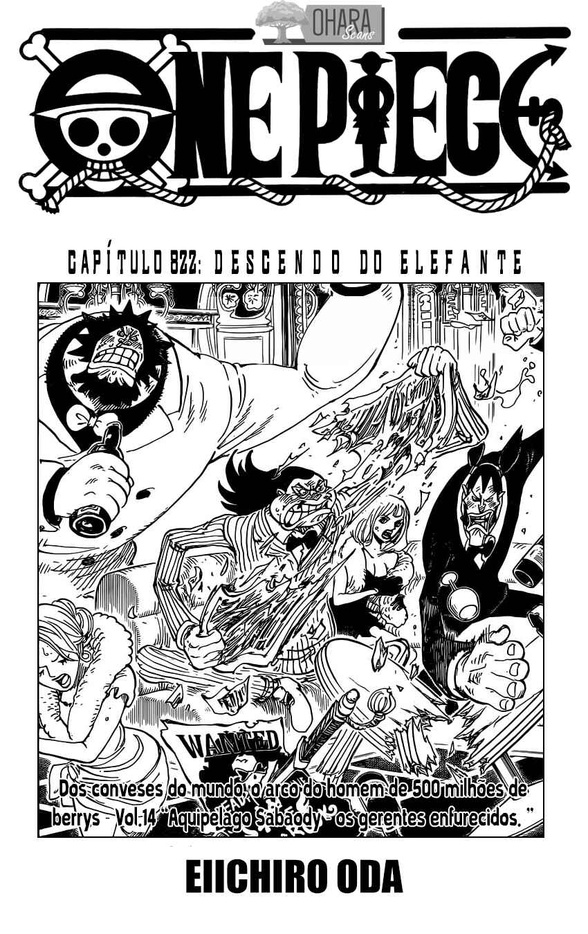 One Piece capítulo 822 página 3