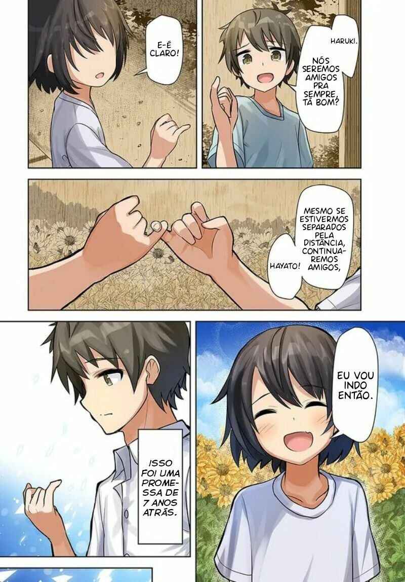 Tenkousaki no Seiso Karen na Bishoujo ga, Mukashi Danshi to Omotte Issho ni Asonda Osananajimi datta Ken capítulo 1 página 4