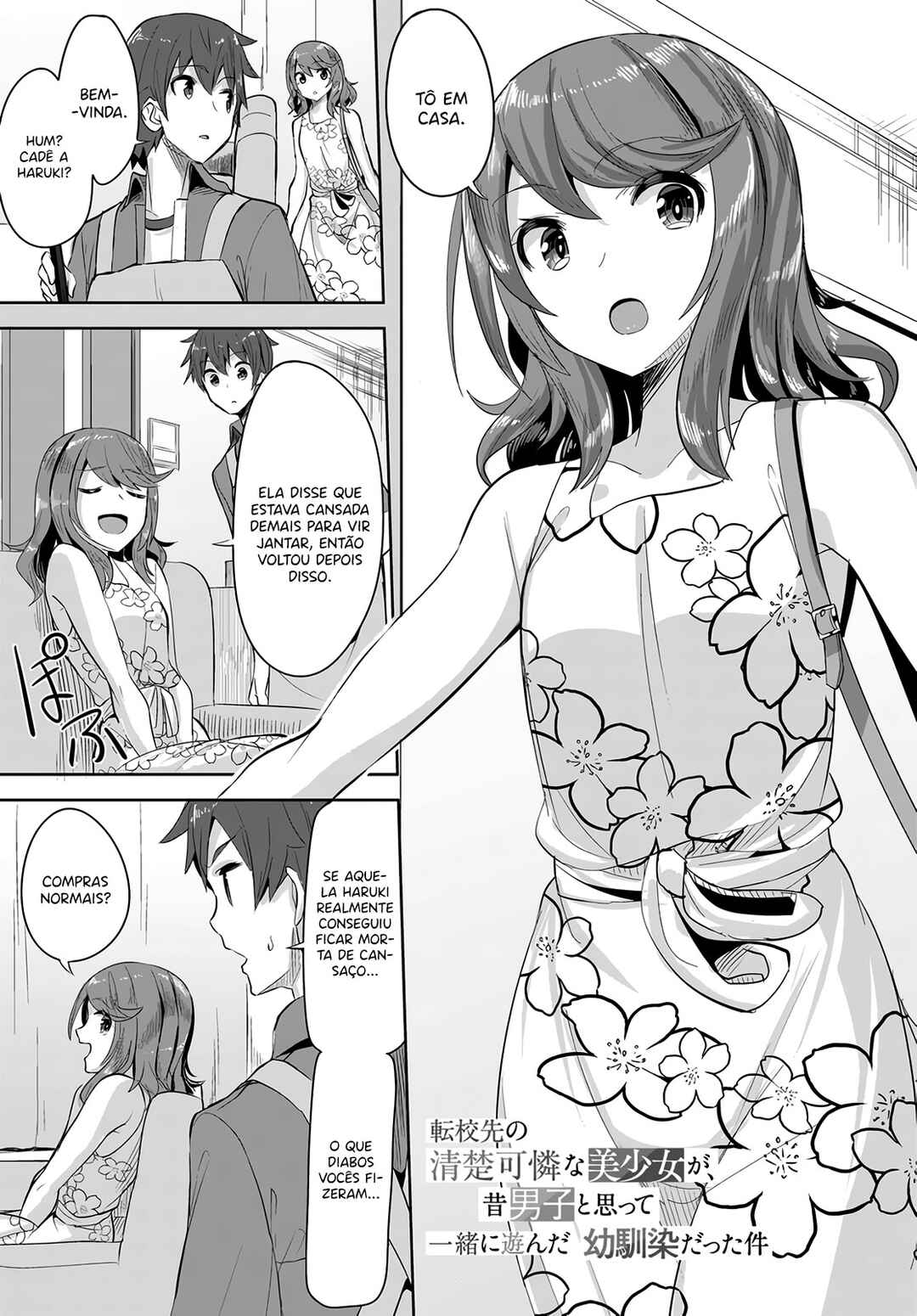 Tenkousaki no Seiso Karen na Bishoujo ga, Mukashi Danshi to Omotte Issho ni Asonda Osananajimi datta Ken capítulo 9 página 3