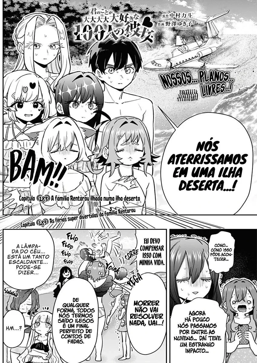 Kimi no Koto ga dai dai dai dai dai suki na 100-nin no Kanojo capítulo 183 página 3