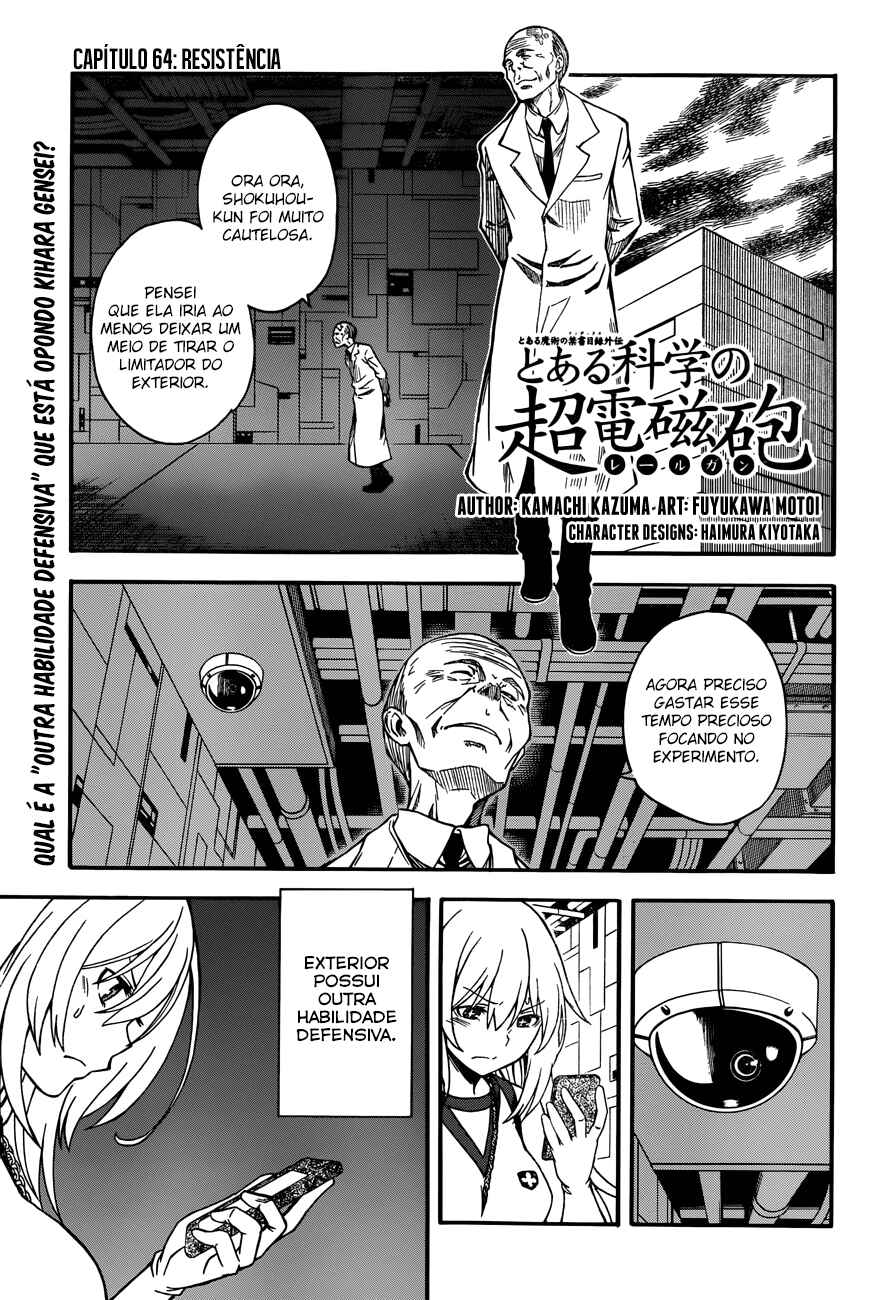 Toaru Majutsu no Index Gaiden: Toaru Kagaku no Railgun capítulo 64 página 1