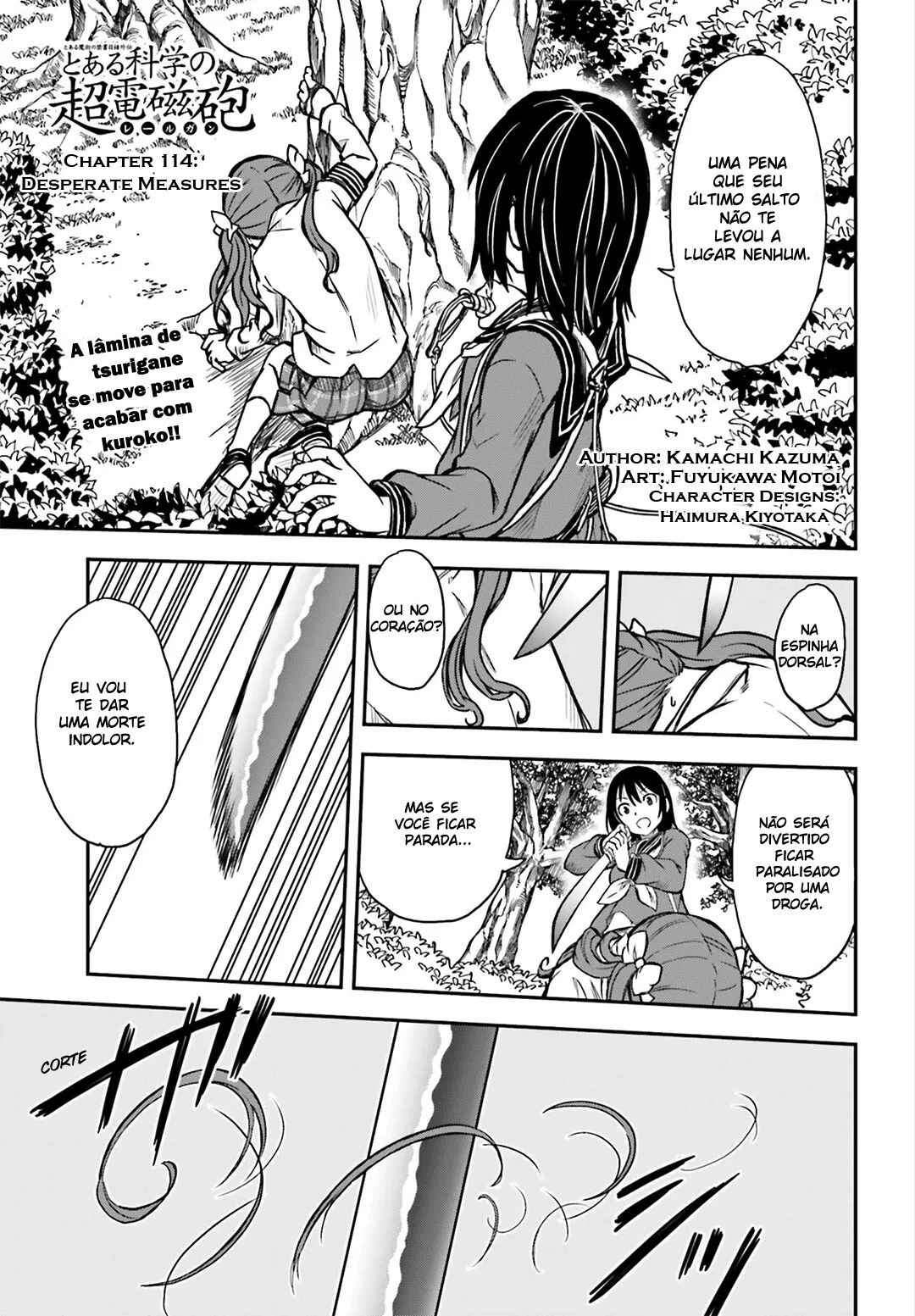 Toaru Majutsu no Index Gaiden: Toaru Kagaku no Railgun capítulo 114 página 1